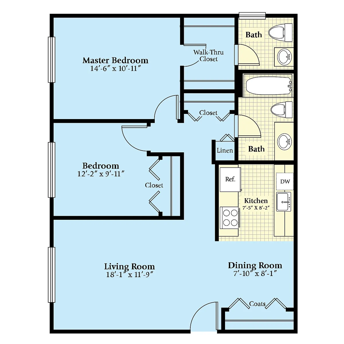 Floor plan The Washington