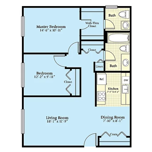 Floor plan The Washington