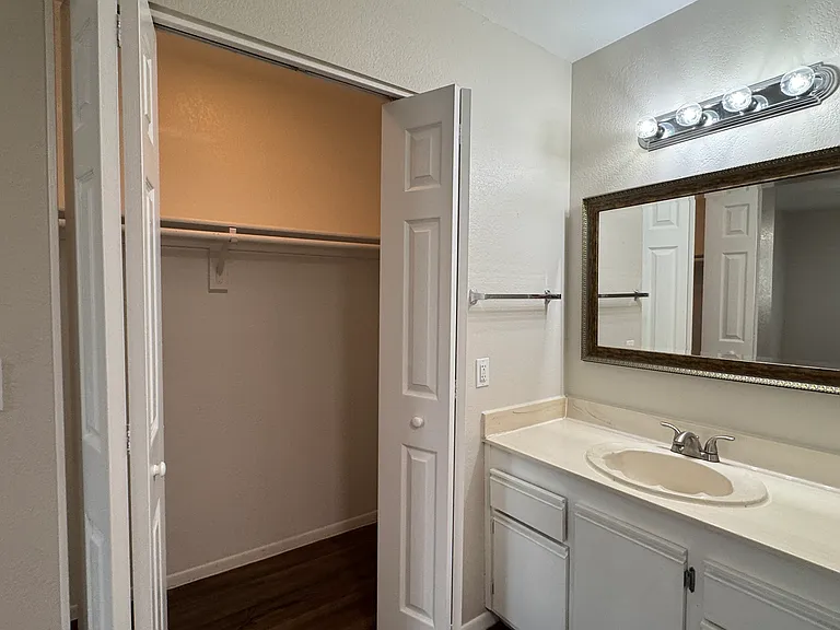 Bathroom 1 with walk-in closet