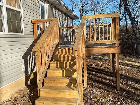 Back deck entrance