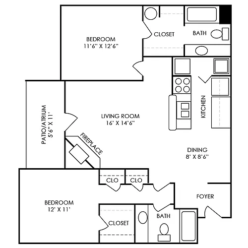 Floor plan The Atlantic