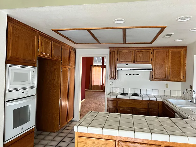 kitchen with spacious storage