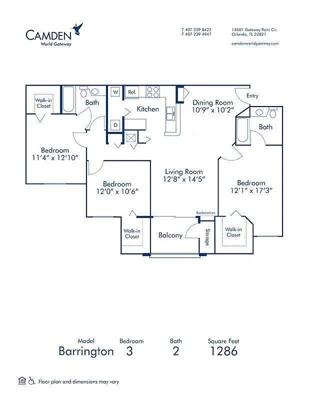 Floor plan Barrington