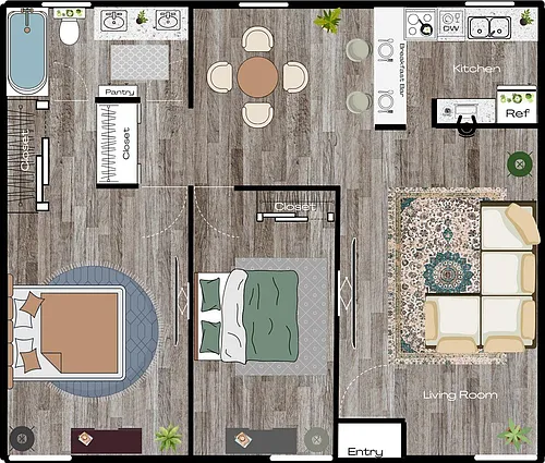 Floor plan 2X1