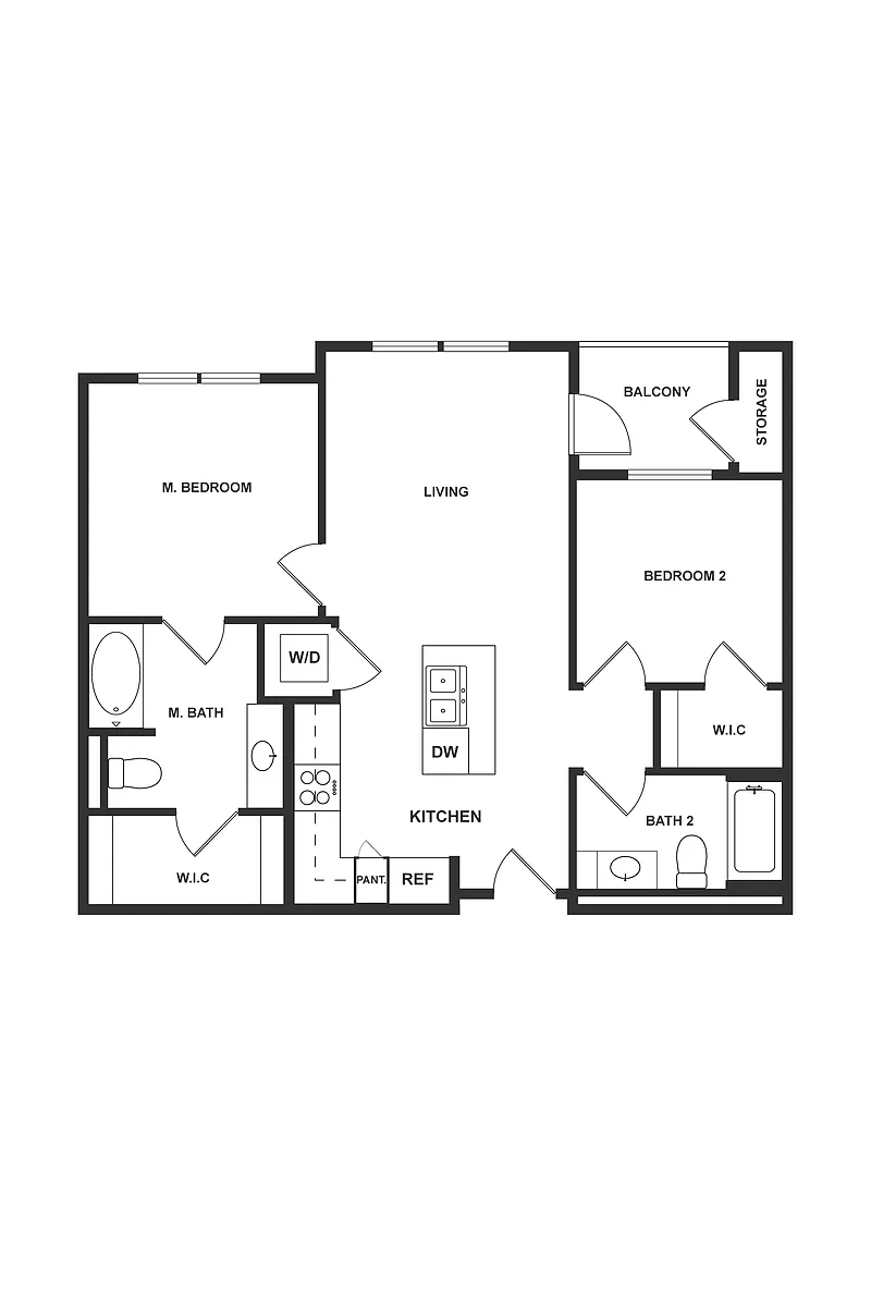 Floor plan B4-A1