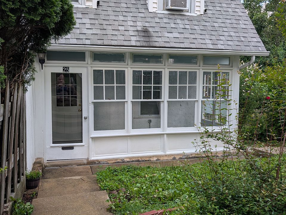 Front of house, sun room