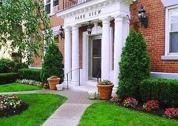 Front of building