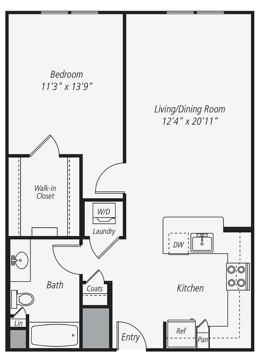 Floor plan A1-254-353-454-544