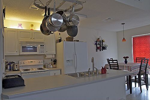 Kitchen and dining area