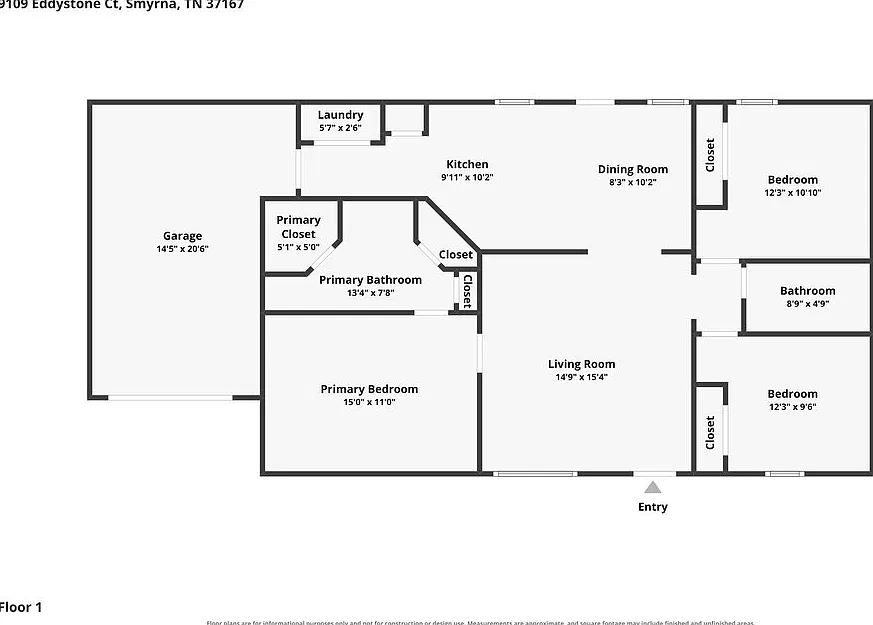 3 bed, 2.0 bath, 1260 sqft, $1,995 — Photo 2