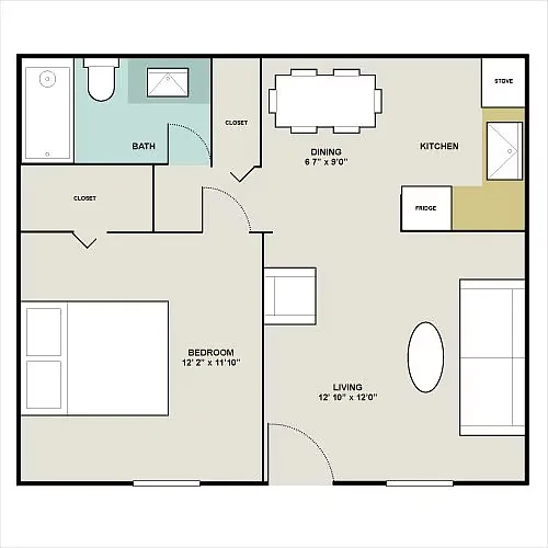 Floor plan A1D