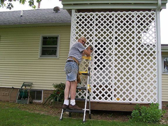 West side by back door