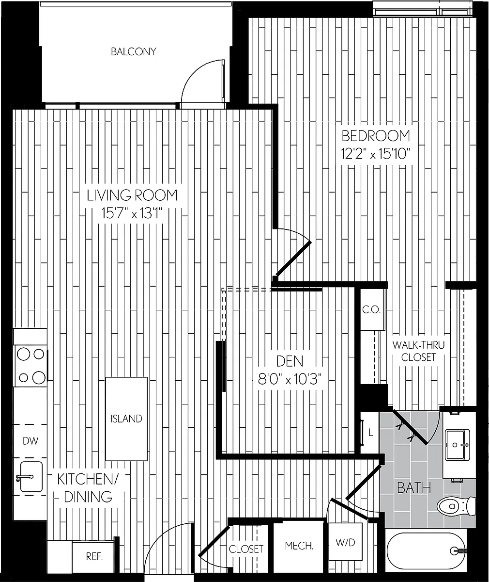 Floor plan A21D