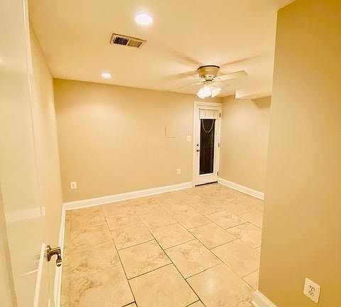 bedroom 1 with 2nd rear entrance