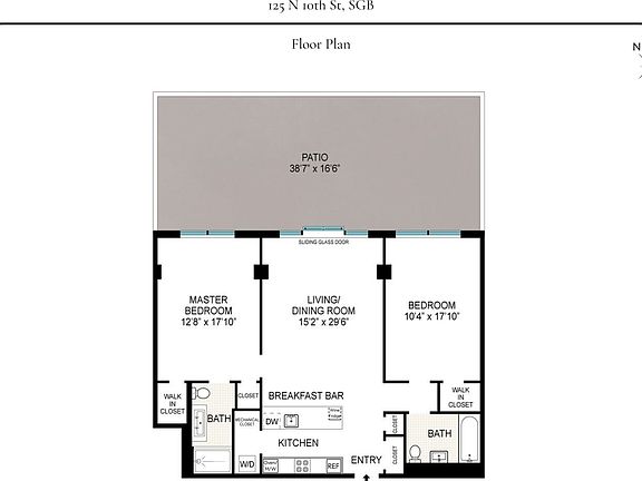 2nd image of 125 N 10th St APT Sgb