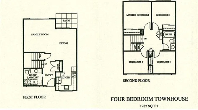 Floor plan FOUR BEDROOM