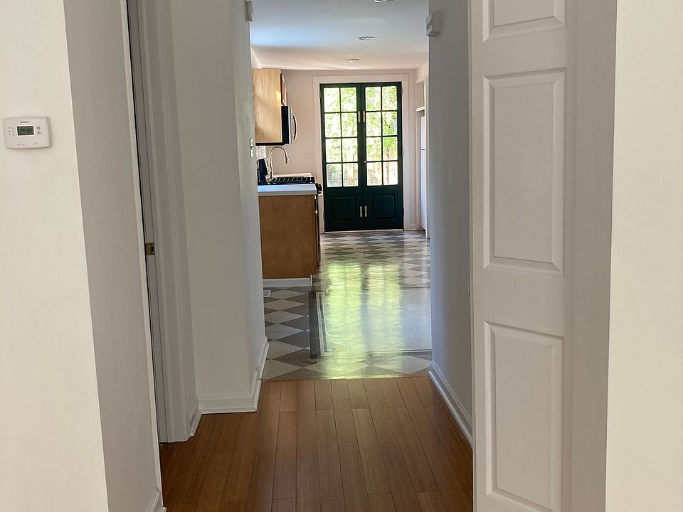 Hall with Powder Room & Coat Closet