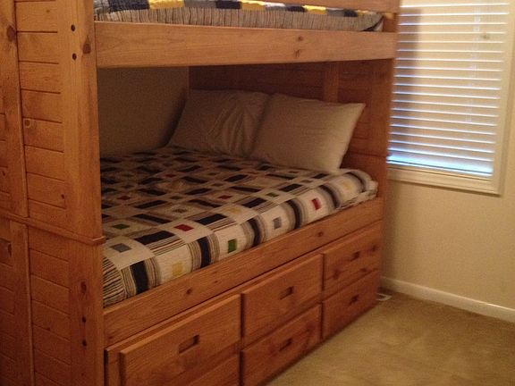 Full size beds  w/ twin