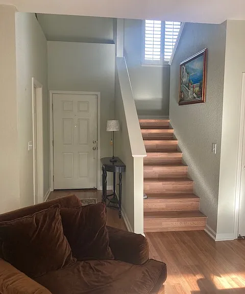 Front entrance and stairs