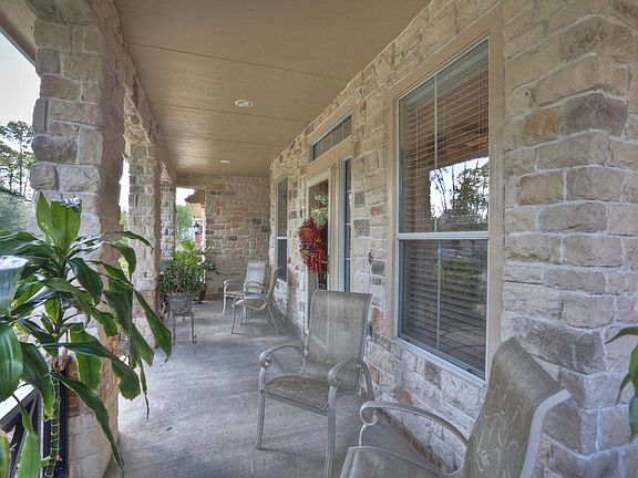 Welcoming covered front porch