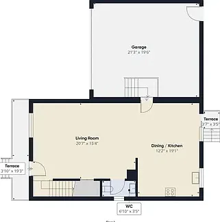 3 bed, 2.5 bath, 1400 sqft, $2,600 — Photo 3