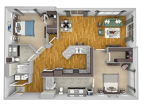 Floor plan B7