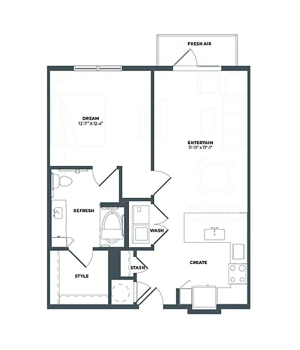 Floor plan A1HA