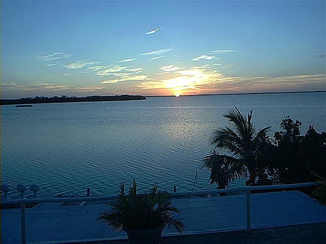 Sunset West from porch