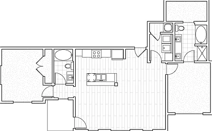 C3 - 2 Bed 2 Bath C3 - 2 Bed 2 Bath