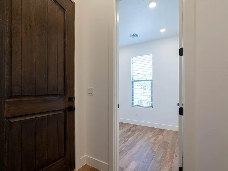 Front flex room can be used as office or third bedroom