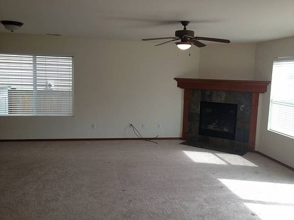 Living room with gas fire