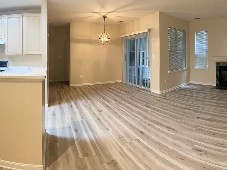 Living room & dining room