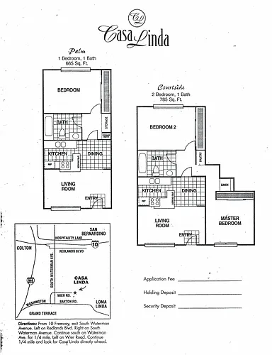 Floor plan 2 bedroom