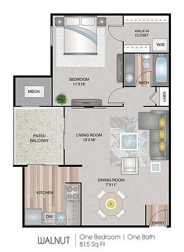 Floor plan Walnut