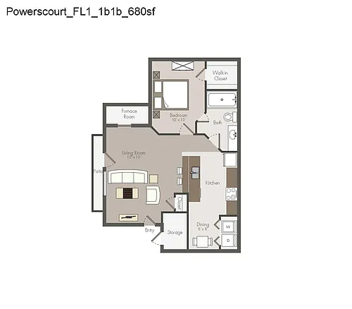Floor plan Powerscourt (Reno)