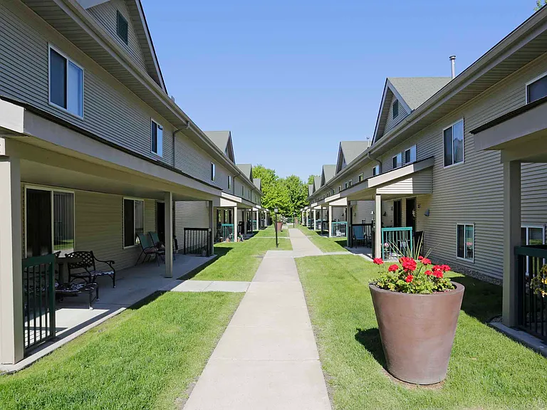 Townhome-style apartments