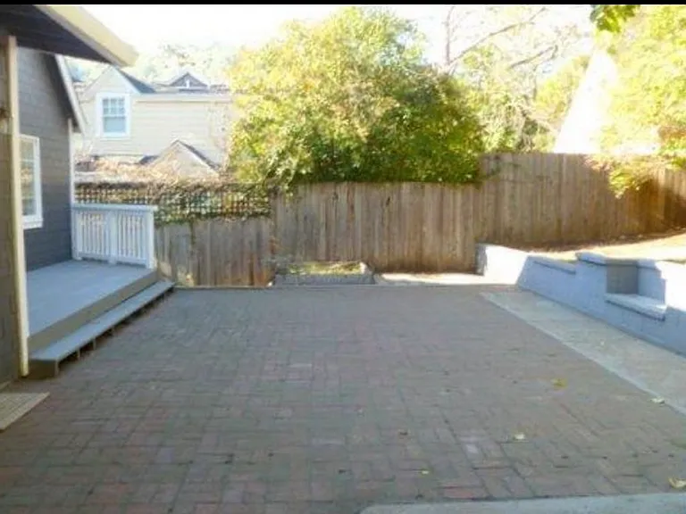 Partial backyard