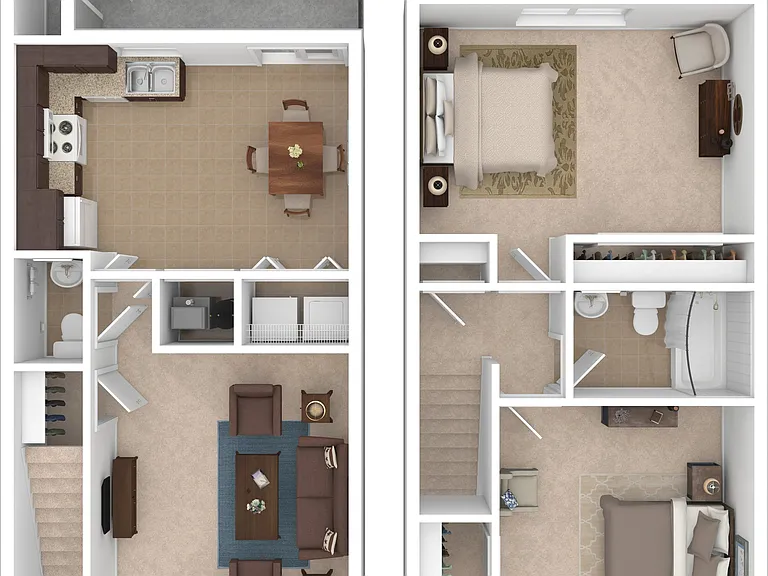 2 Bed | 1.5 Bath | 922 Sq. Ft. 2 Bed | 1.5 Bath | 922 Sq. Ft.
