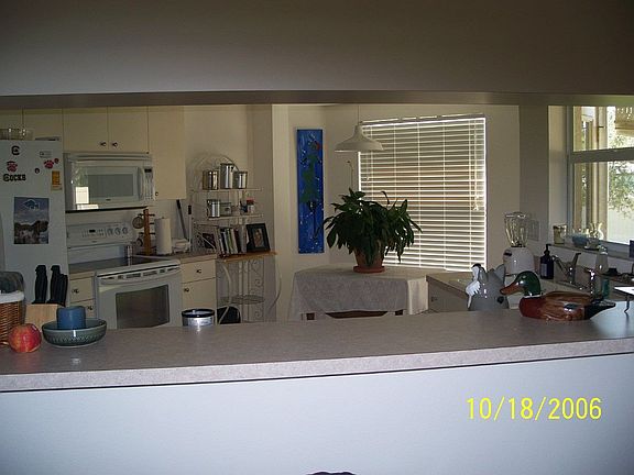 Looking into kitchen