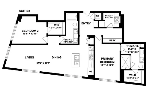 Floor plan B2