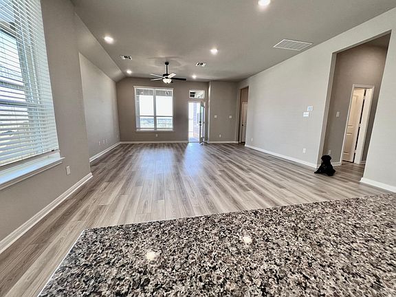 Open Living/ Kitchen / Dining space