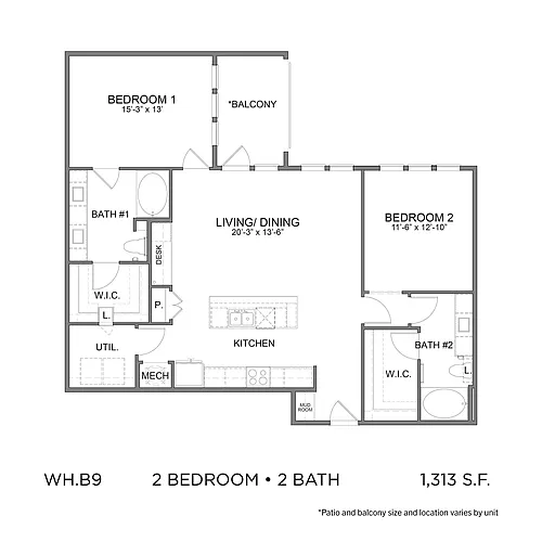 Floor plan WH.B9