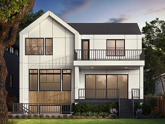 Rear view rendering