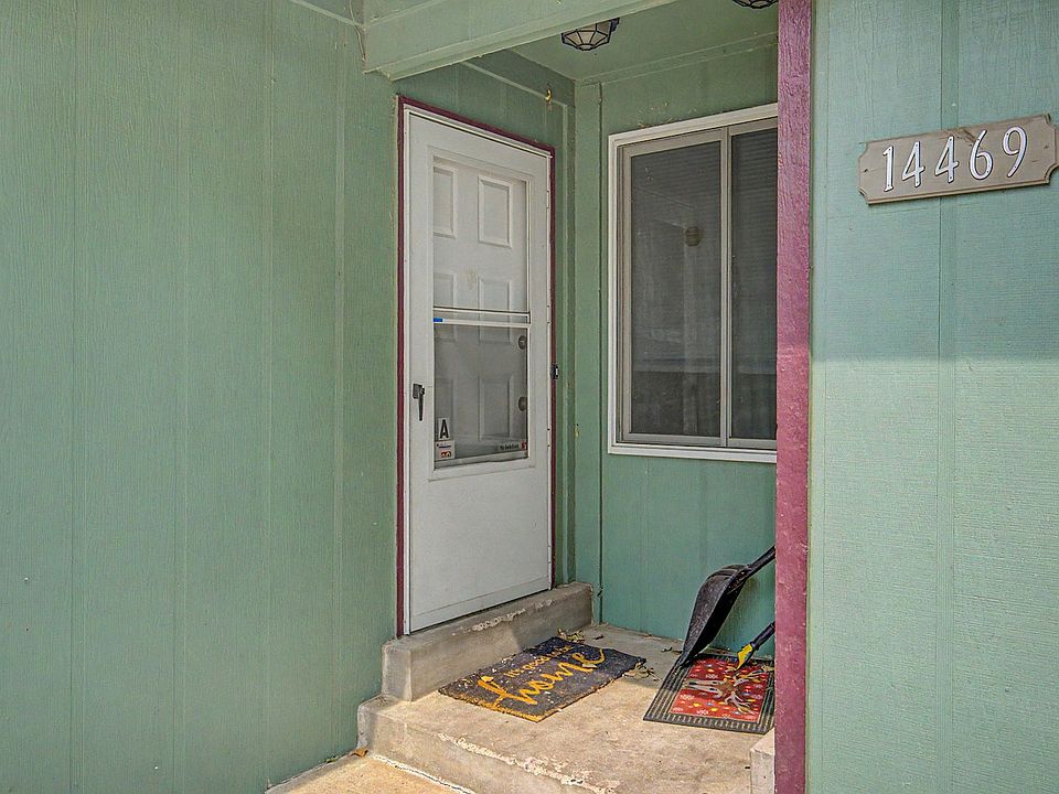 The front door of Unit A