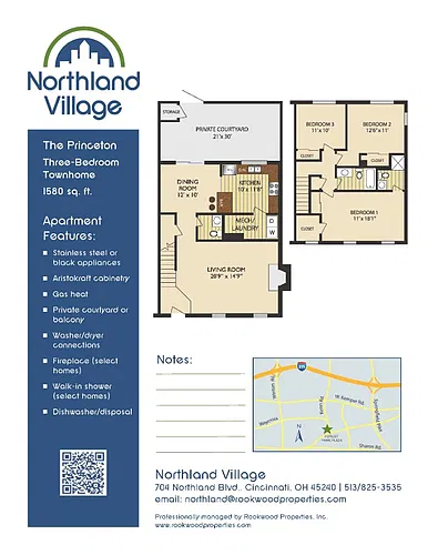 Floor plan NV-DES: TWN 3B-1580