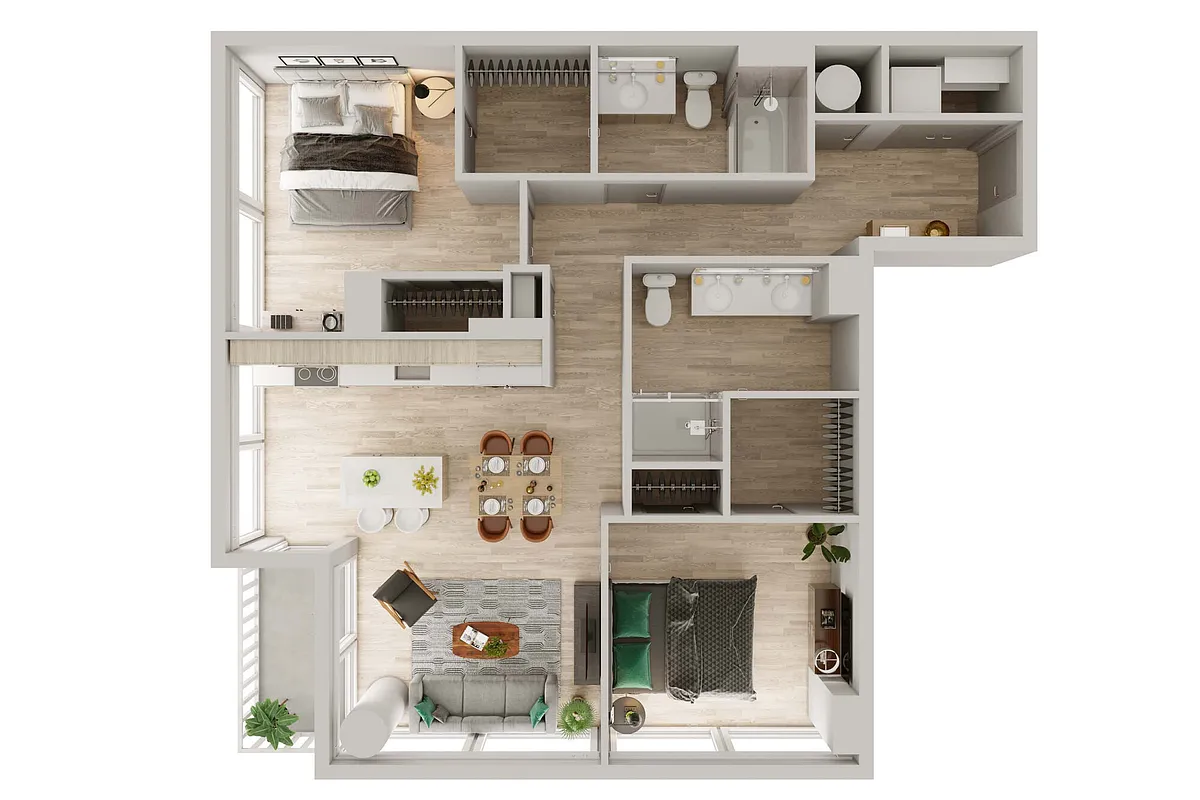 Floor plan B3