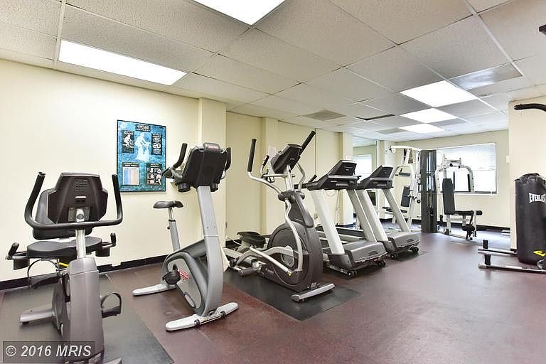 24 hour access to in-building gym