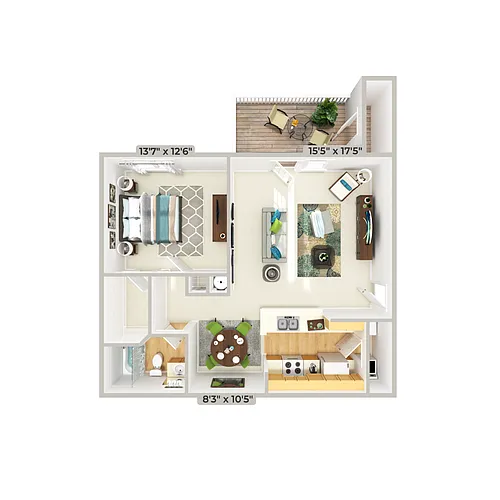 Floor plan A1 - Cypress