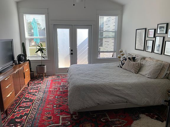 Master Bath with attached Deck, Huge Bathroom, and large walk in closet