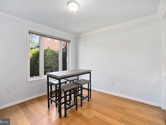Dining space for at least 6 just off the kitchen.